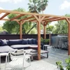 MADERLAND - Pergola en bois autoportante - modèle fuengirola - 600 x 300 cm