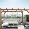 MADERLAND - Pergola en bois autoportante - modèle sitges - 400 x 300 cm