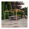 MADERLAND - Pergola en bois lamellé-collé tarragona 300 x 300 cm