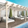 MADERLAND - Pergola en bois autoportante - modèle marsella - 800 x 400 cm
