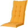MADISON - Coussin de chaise à dossier haut panama 123x50 cm lueur dorée