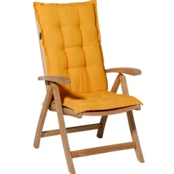 MADISON - Coussin de chaise à dossier haut panama 123x50 cm lueur dorée