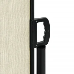 MAISON EXCLUSIVE - Auvent latéral rétractable crème 220x1200 cm