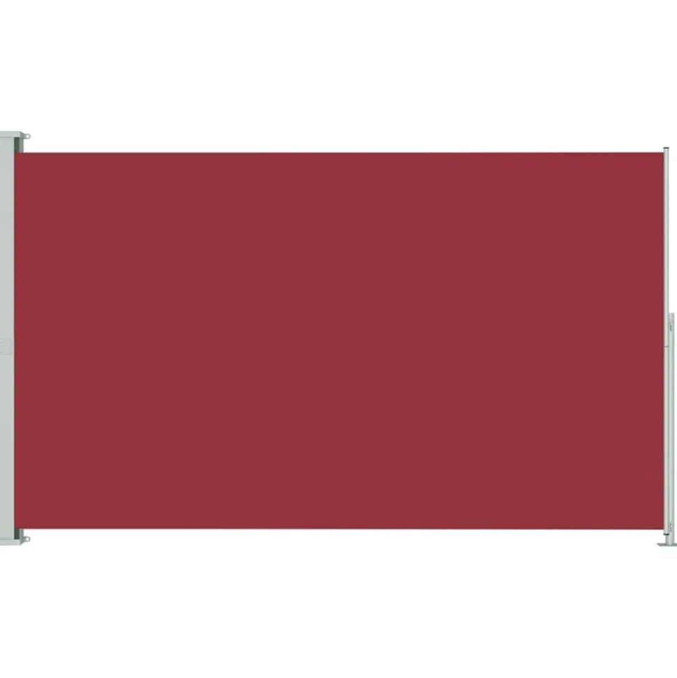 MAISON EXCLUSIVE - Auvent latéral rétractable de patio 200x300 cm rouge