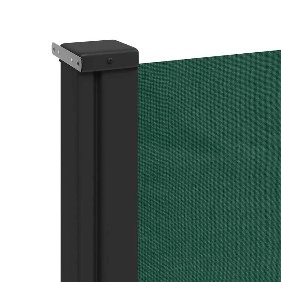 MAISON EXCLUSIVE - Auvent latéral rétractable vert foncé 140x600 cm