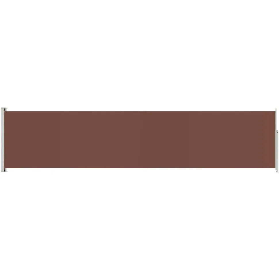MAISON EXCLUSIVE - Auvent latéral rétractable de patio 140x600 cm marron