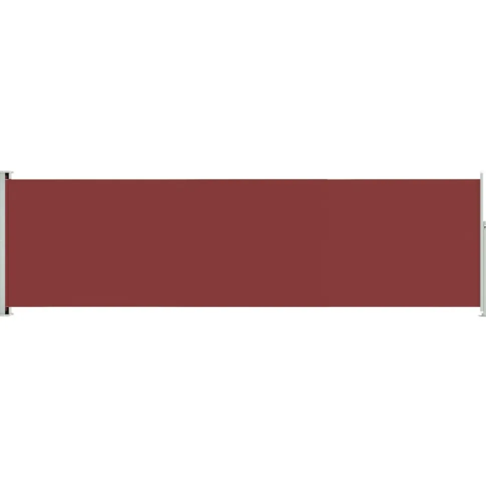 MAISON EXCLUSIVE - Auvent latéral rétractable de patio 180x600 cm rouge