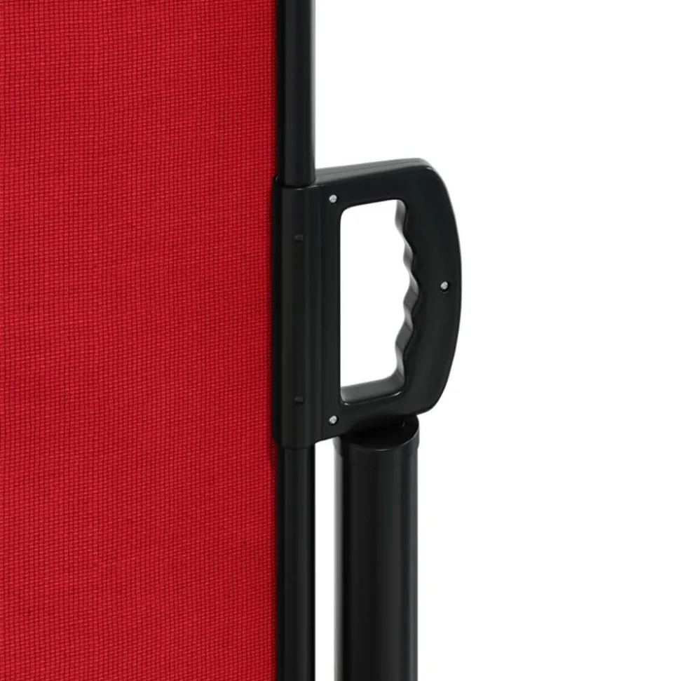 MAISON EXCLUSIVE - Auvent latéral rétractable rouge 220x1200 cm