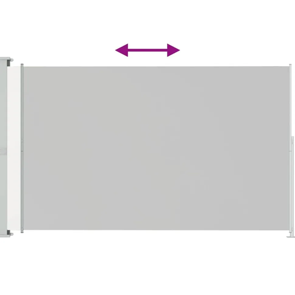 MAISON EXCLUSIVE - Auvent latéral rétractable de patio 220x300 cm crème