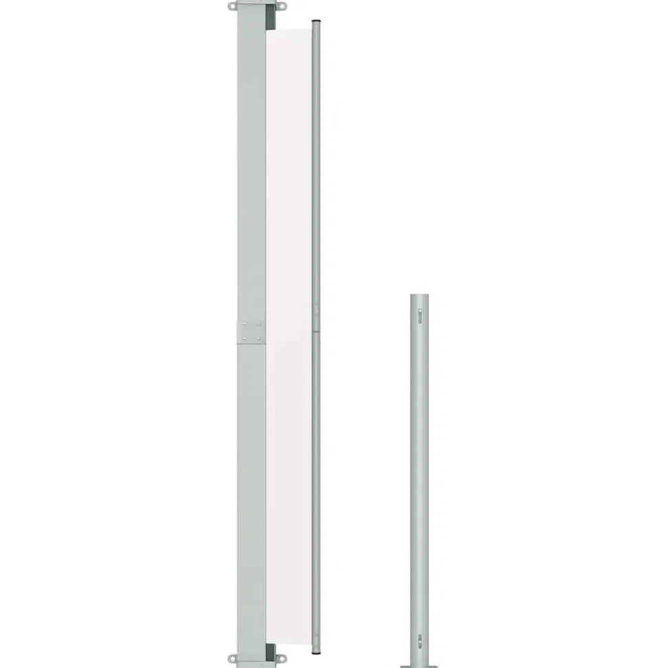 MAISON EXCLUSIVE - Auvent latéral rétractable de patio 220x300 cm crème