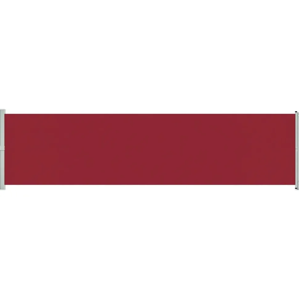 MAISON EXCLUSIVE - Auvent latéral rétractable de patio 600x160 cm rouge