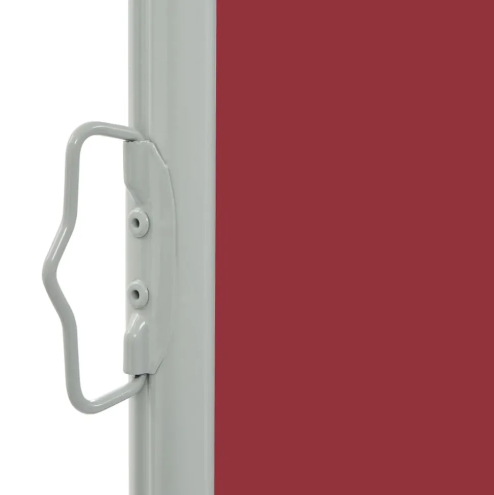 MAISON EXCLUSIVE - Auvent latéral rétractable de patio 160x300 cm rouge