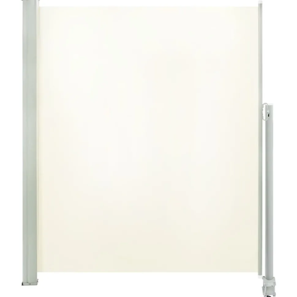 MAISON EXCLUSIVE - Auvent latéral rétractable de patio 160 x 300 cm blanc cassé