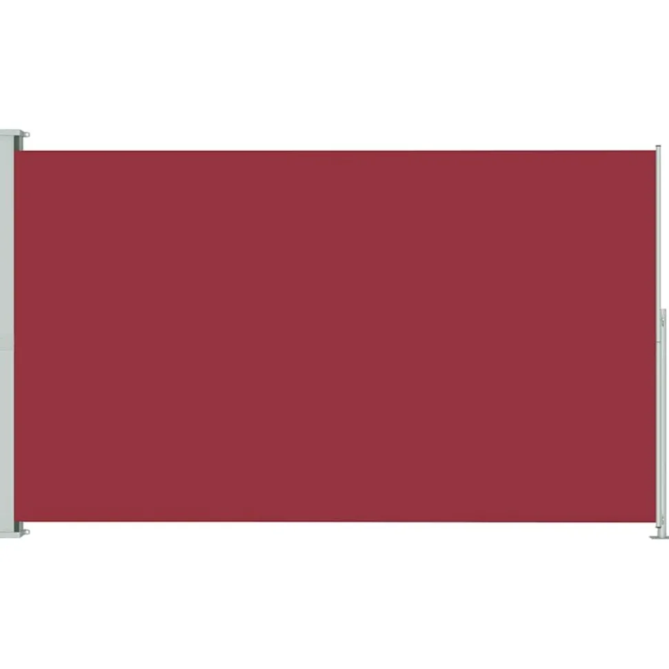 MAISON EXCLUSIVE - Auvent latéral rétractable de patio 180x300 cm rouge