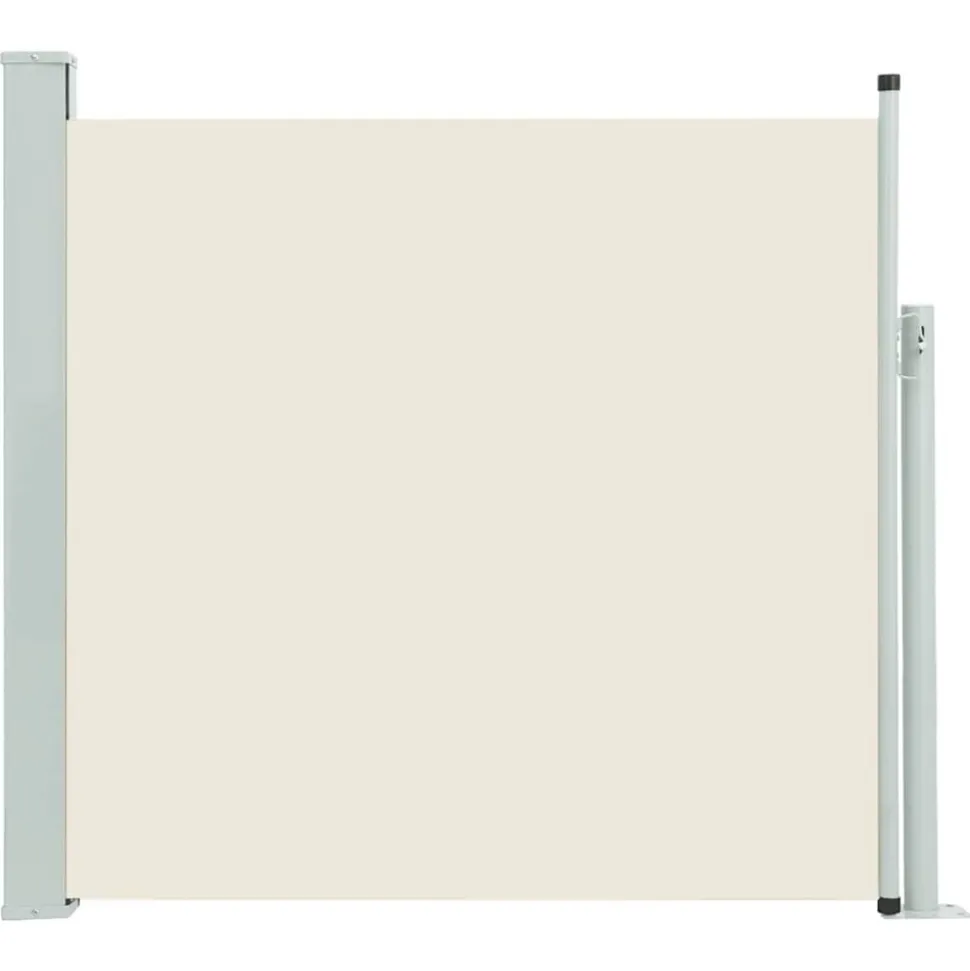 MAISON EXCLUSIVE - Auvent latéral rétractable de patio 140x500 cm crème