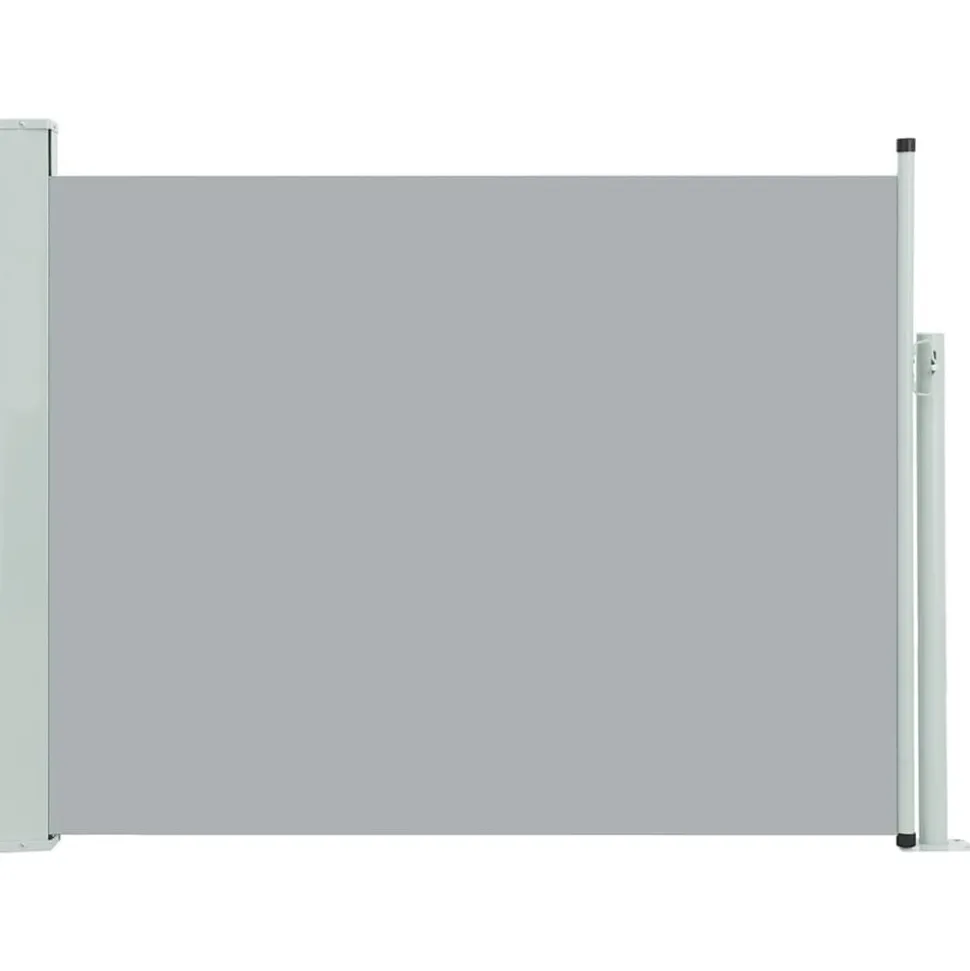 MAISON EXCLUSIVE - Auvent latéral rétractable de patio 140x500 cm gris