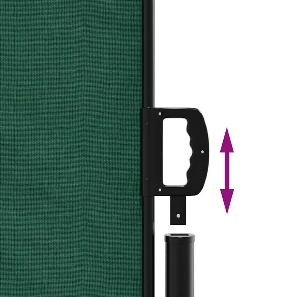 MAISON EXCLUSIVE - Auvent latéral rétractable vert foncé 180x600 cm