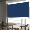 MAISON EXCLUSIVE - Auvent latéral rétractable de patio 140 x 300 cm bleu