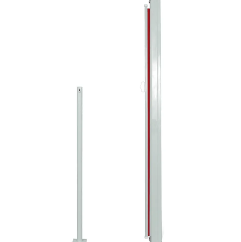 MAISON EXCLUSIVE - Auvent latéral rétractable de patio 160x300 cm rouge