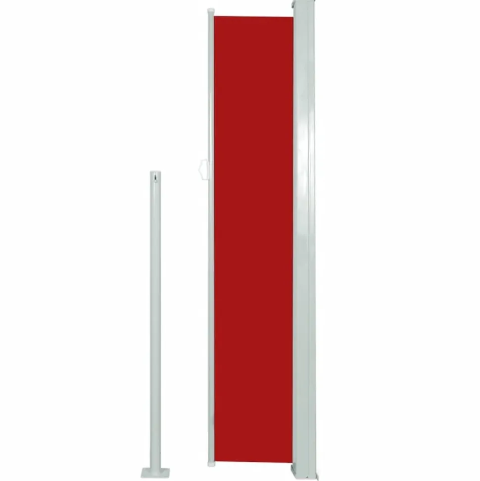 MAISON EXCLUSIVE - Auvent latéral rétractable de patio 160x300 cm rouge