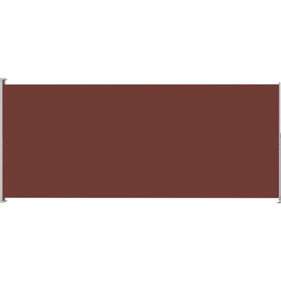 MAISON EXCLUSIVE - Auvent latéral rétractable de patio 200x500 cm marron