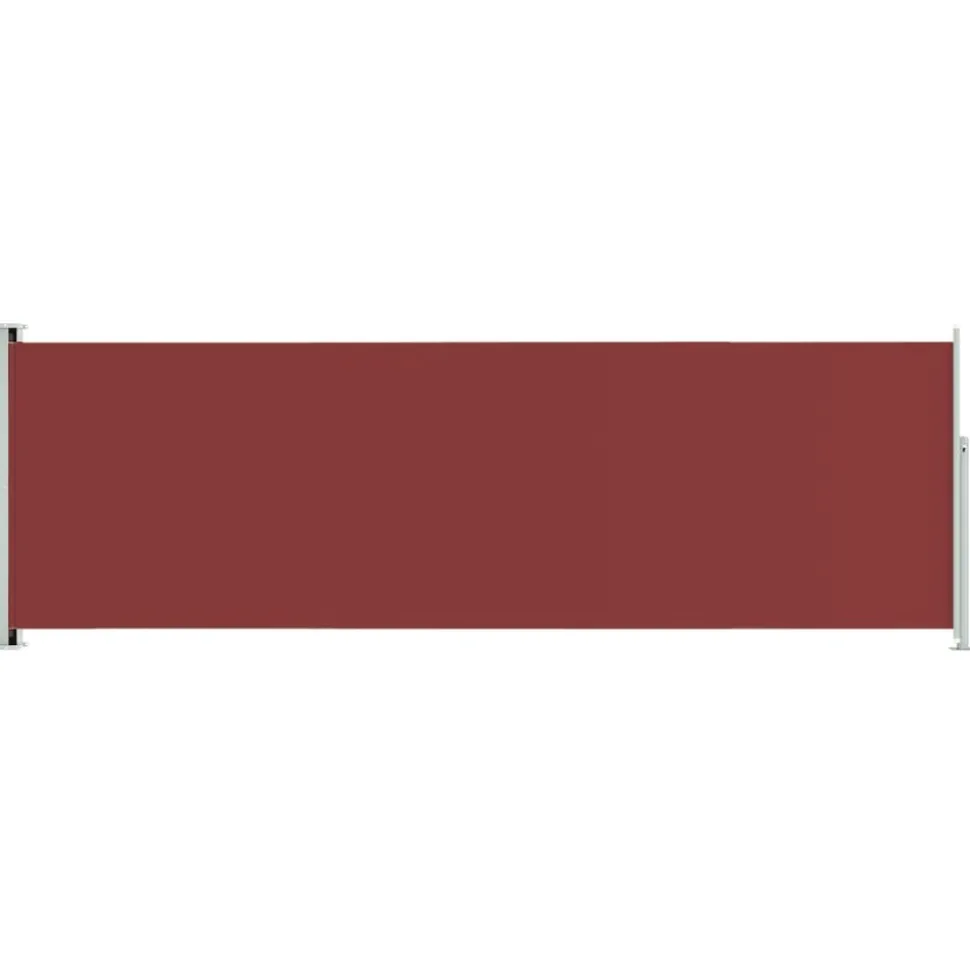MAISON EXCLUSIVE - Auvent latéral rétractable de patio 200x600 cm rouge