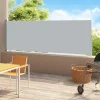 MAISON EXCLUSIVE - Auvent latéral rétractable de patio 180x500 cm gris