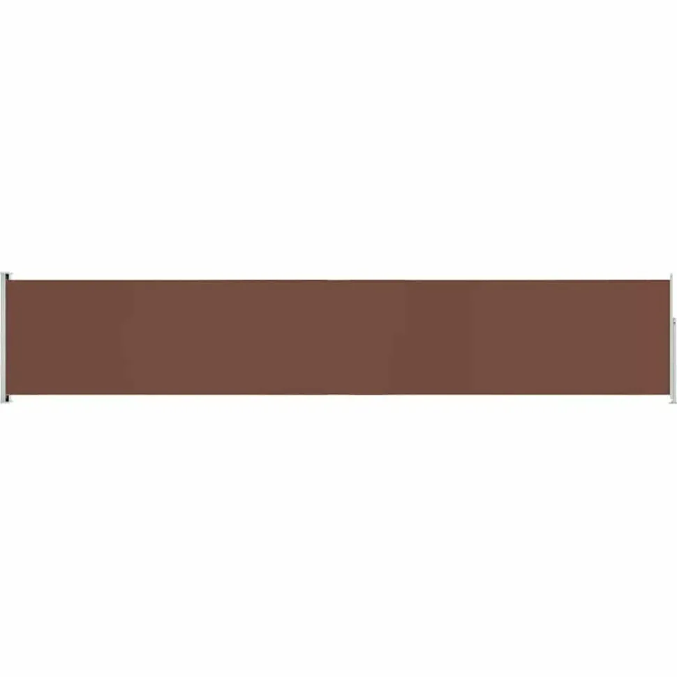 MAISON EXCLUSIVE - Auvent latéral rétractable de patio 117x600 cm marron