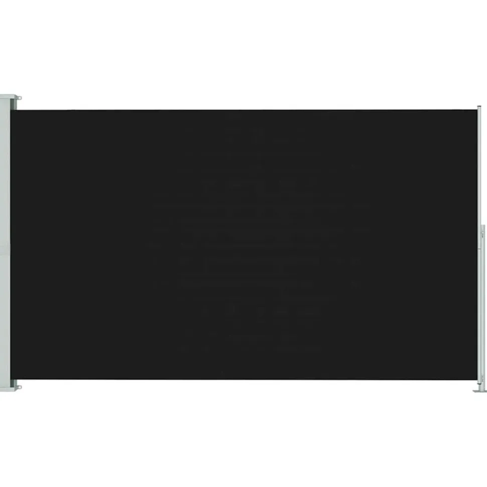 MAISON EXCLUSIVE - Auvent latéral rétractable de patio 200x300 cm noir