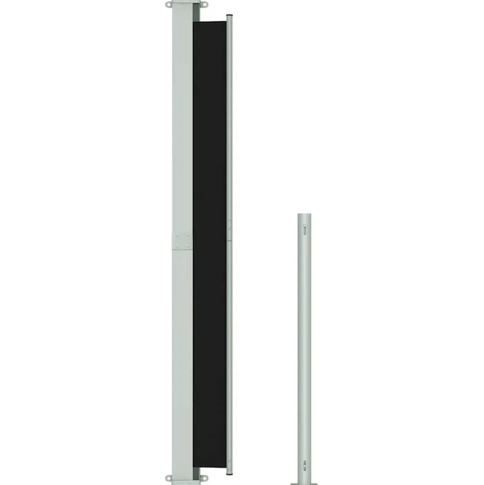MAISON EXCLUSIVE - Auvent latéral rétractable de patio 200x300 cm noir