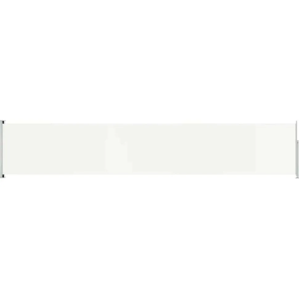 MAISON EXCLUSIVE - Auvent latéral rétractable de patio 117x600 cm crème