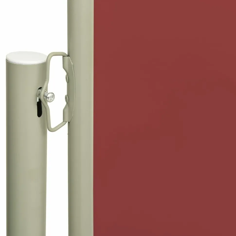 MAISON EXCLUSIVE - Auvent latéral rétractable de patio 140x600 cm rouge