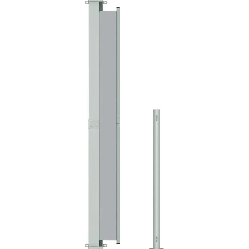 MAISON EXCLUSIVE - Auvent latéral rétractable de patio 220x300 cm gris