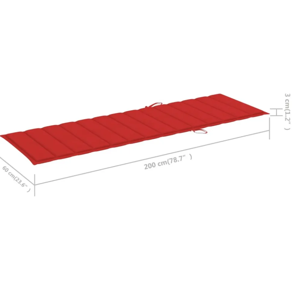 MAISON EXCLUSIVE - Chaise longue de jardin avec coussin gris bois d'acacia solide