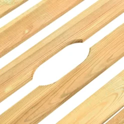 MAISON EXCLUSIVE - Chaise longue de jardin avec table bois de pin imprégné