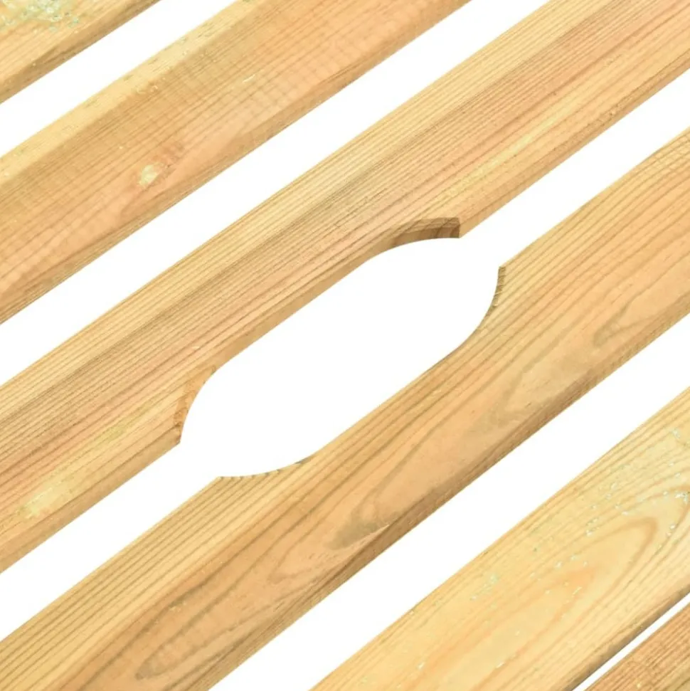 MAISON EXCLUSIVE - Chaise longue de jardin avec table bois de pin imprégné
