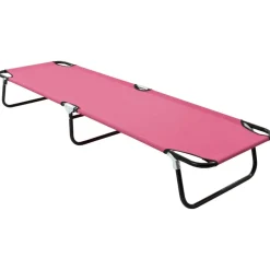 MAISON EXCLUSIVE - Chaise longue pliable acier rose