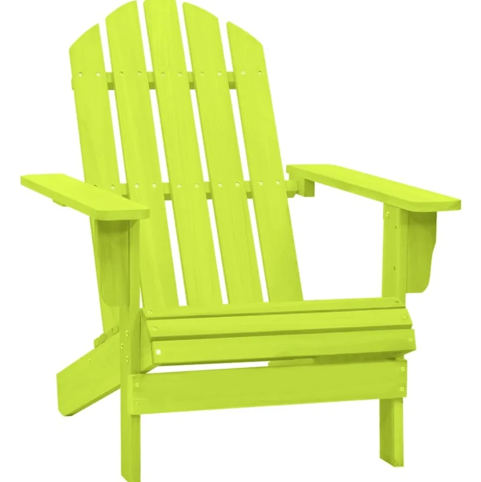 MAISON EXCLUSIVE - Chaise de jardin adirondack bois de sapin massif vert