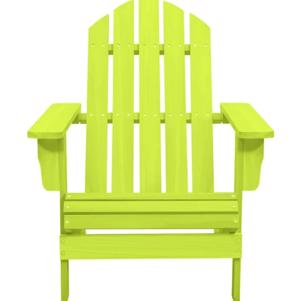 MAISON EXCLUSIVE - Chaise de jardin adirondack bois de sapin massif vert