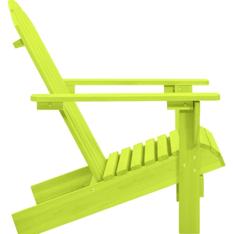 MAISON EXCLUSIVE - Chaise de jardin adirondack bois de sapin massif vert