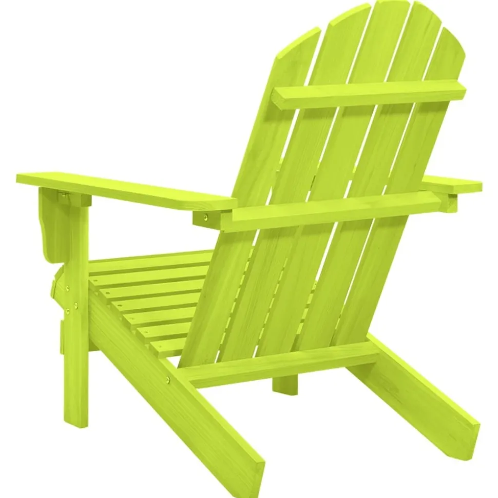 MAISON EXCLUSIVE - Chaise de jardin adirondack bois de sapin massif vert