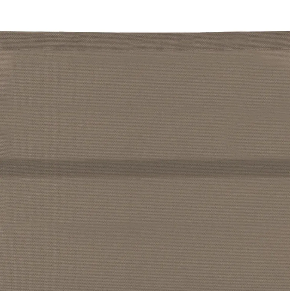 MAISON EXCLUSIVE - Chaise longue textilène et aluminium taupe