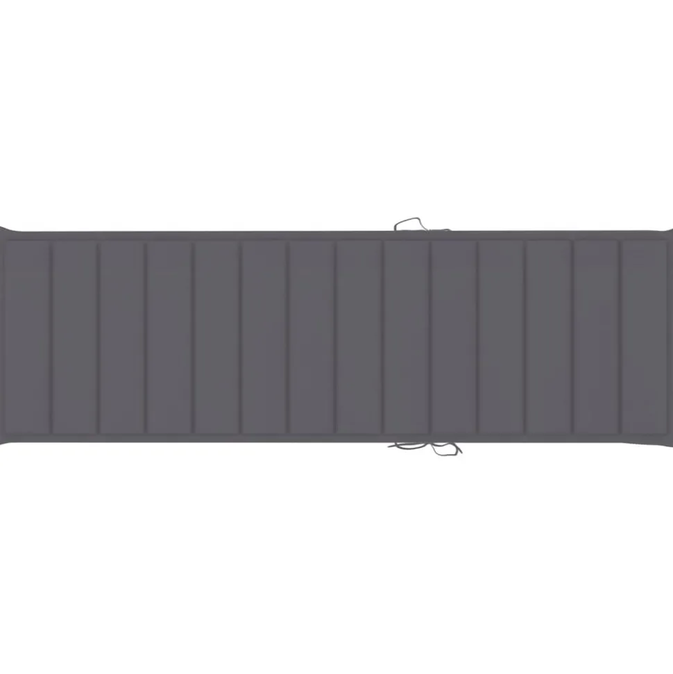 MAISON EXCLUSIVE - Chaise longue double avec coussins anthracite pin imprégné