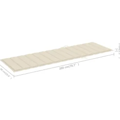 MAISON EXCLUSIVE - Chaise longue de jardin avec coussin gris bois d'acacia solide