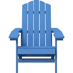 MAISON EXCLUSIVE - Chaise adirondack de jardin pehd bleu marine