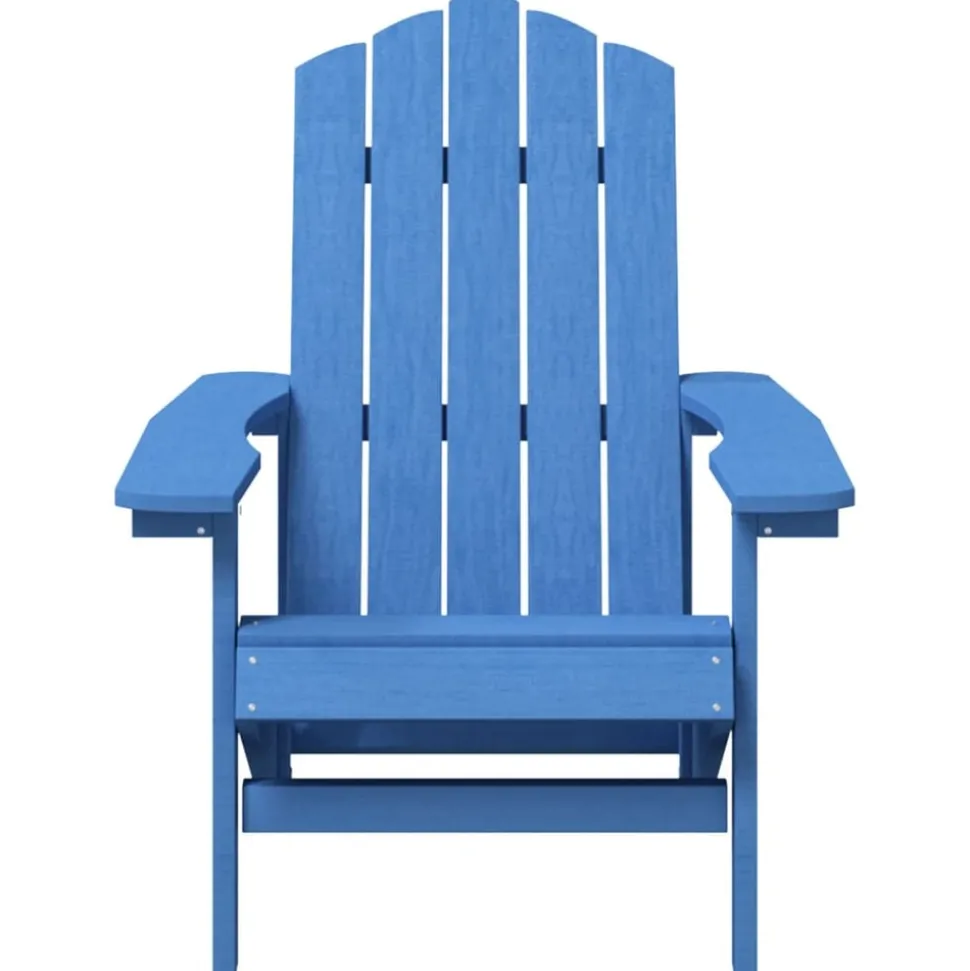 MAISON EXCLUSIVE - Chaise adirondack de jardin pehd bleu marine