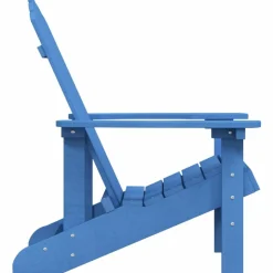 MAISON EXCLUSIVE - Chaise adirondack de jardin pehd bleu marine
