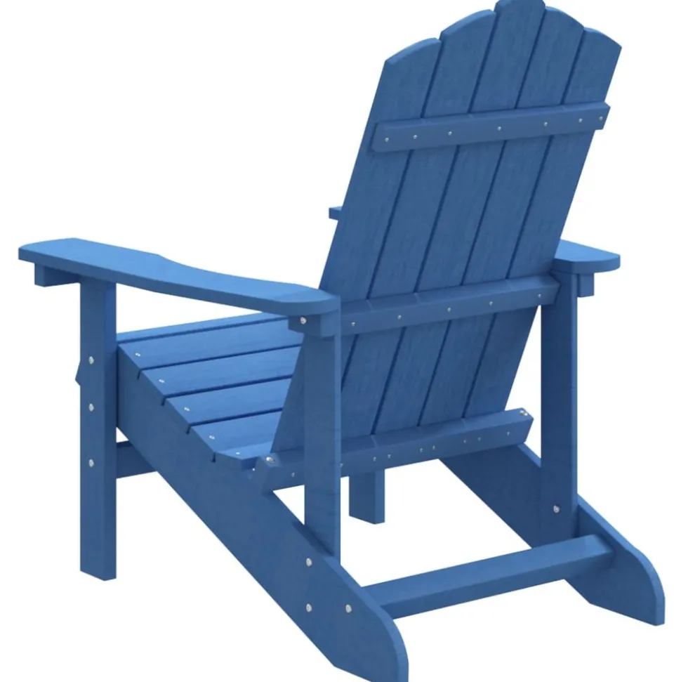 MAISON EXCLUSIVE - Chaise adirondack de jardin pehd bleu marine