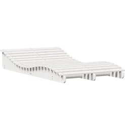 MAISON EXCLUSIVE - Chaise longue blanc 205x110x31,5 cm bois massif de pin