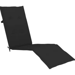 MAISON EXCLUSIVE - Chaise longue d'extérieur repose-pied et coussin acacia solide